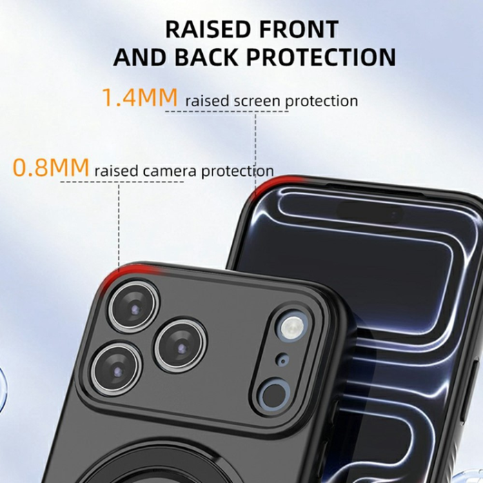 A-One Brand - iPhone 17 Pro Max Mobilskal MagSafe Rotating Kickstand TPU PC