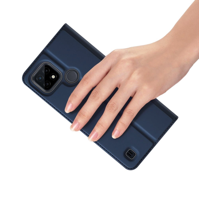 Dux Ducis - Dux Ducis Realme C21 Plånboksfodral Skin Pro - Blå