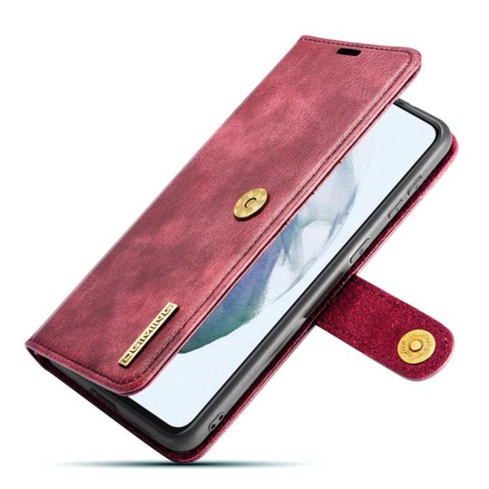 DG.MING - DG.MING Detachable 2in1 Fodral Galaxy S21 FE - Röd