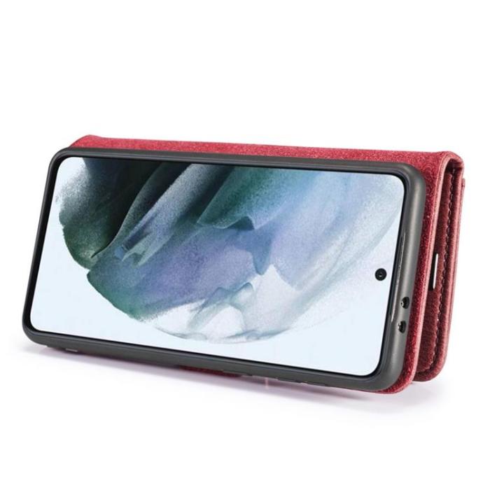 DG.MING - DG.MING Detachable 2in1 Fodral Galaxy S21 FE - Röd
