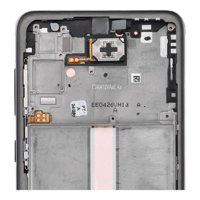 SpareParts - Galaxy A33 5G Skärm med LCD-display Service Pack - Svart