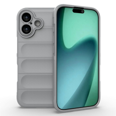 Amorus - AMORUS iPhone 17 Mobilskal Shockproof TPU Rugged - Ljusgrå