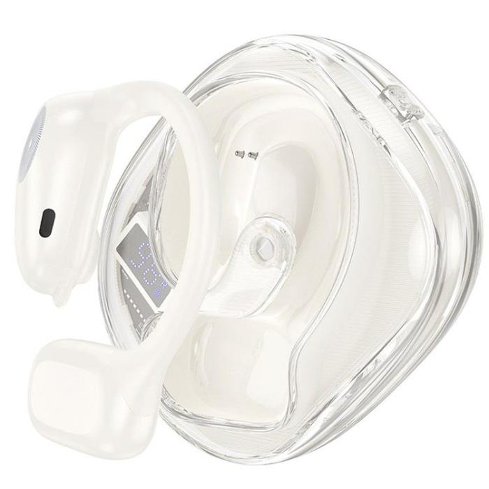 Hoco - Hoco Trådlösa Hörlurar TWS EA3 - Milky Vit