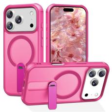 A-One Brand - iPhone 17 Pro Max Mobilskal MagSafe Kickstand - Ros