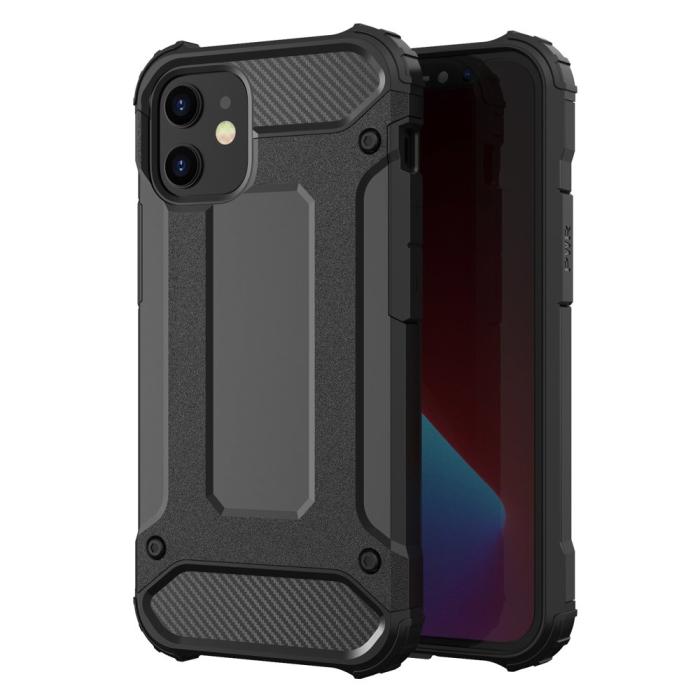 OEM - iPhone 12 Pro Max Skal Hybrid Armor - Svart
