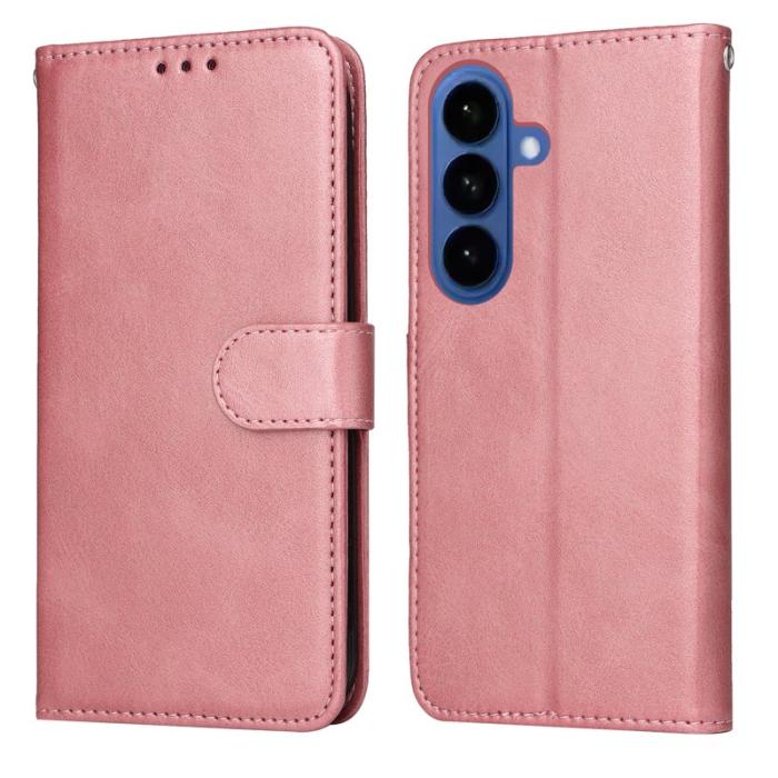 OEM - Samsung Galaxy S26 Plus Plånboksfodral Konstläder Folio Flip - Rosa