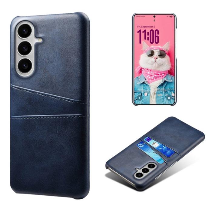 OEM - Mobilskal till Samsung Galaxy S26 / S26 Pro PU Läder + Hård PC - Blå