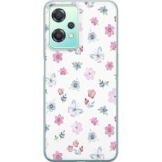 iSecrets - Mobilskal till OnePlus Nord CE 2 Lite 5G med Blommor och fjärillar