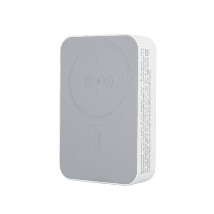 Forever - Forever MagSafe Trådlös Powerbank 10000mAh 20W - Vit