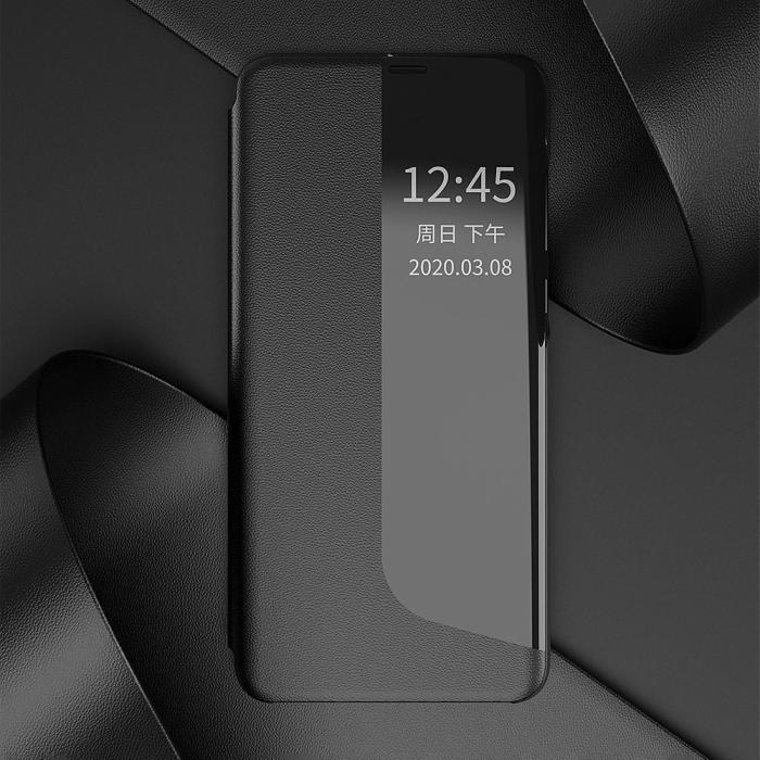 UTGATT5 - Eco Leather View Case Fodral Huawei P30 Pro Blå