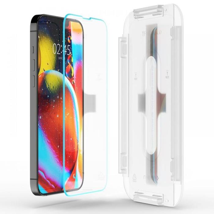 Spigen - Spigen Härdat Glas Skärmskydd iPhone 13/13 Pro - Transparent