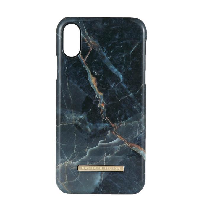 Onsala - Onsala Collection mobilskal till iPhone Xs Max -Shine Grey Marble