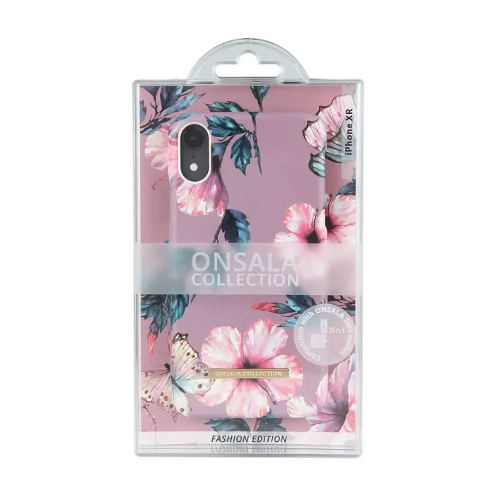 Onsala - Onsala Collection mobilskal till iPhone XR - Shine Dusty Pink viol