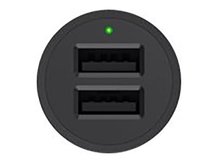 UTGATT4 - Belkin Dual Car Charger 1M Lightning Cable 24W Black