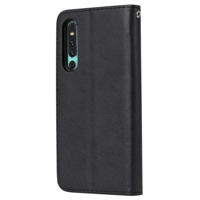 A-One Brand - Plånboksfodral med avtagbart skal till Huawei P30 - Svart