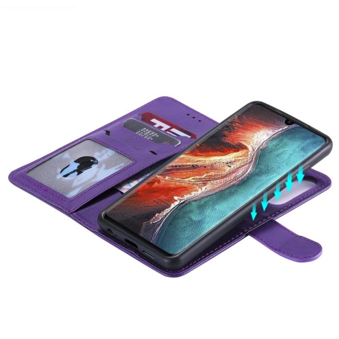 OEM - Plånboksfodral med avtagbart skal till Huawei P30 - Lila