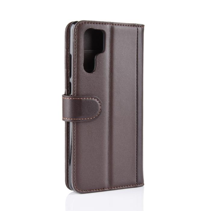 A-One Brand - Genuine Split Plånboksfodral till Huawei P30 Pro - Brun
