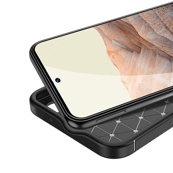 A-One Brand - Google Pixel 7a Mobilskal Carbon Fiber - Svart