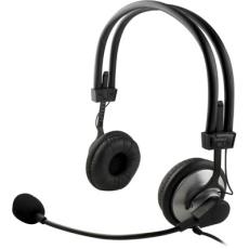 UTGATT1 - Deltaco headset, volymkontroll på kabeln - Svart