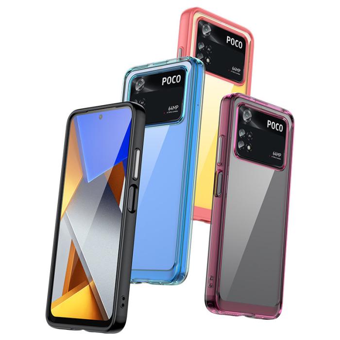 UTGATT1 - Xiaomi Poco M4 Pro Skal Flexible Outer Space - Blå