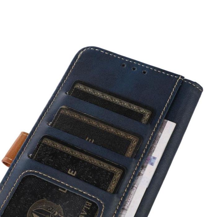A-One Brand - Galaxy Xcover 6 Pro Plånboksfodral Folio Flip - Blå