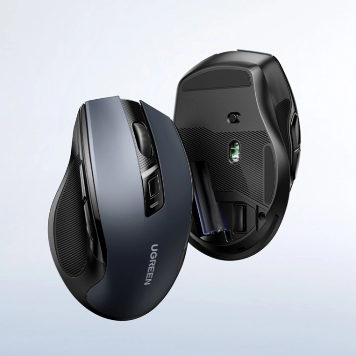 Ugreen - Ugreen Optisk Trådlös USB-Mus 2.4GHz 4000 DPI MU006 - Svart