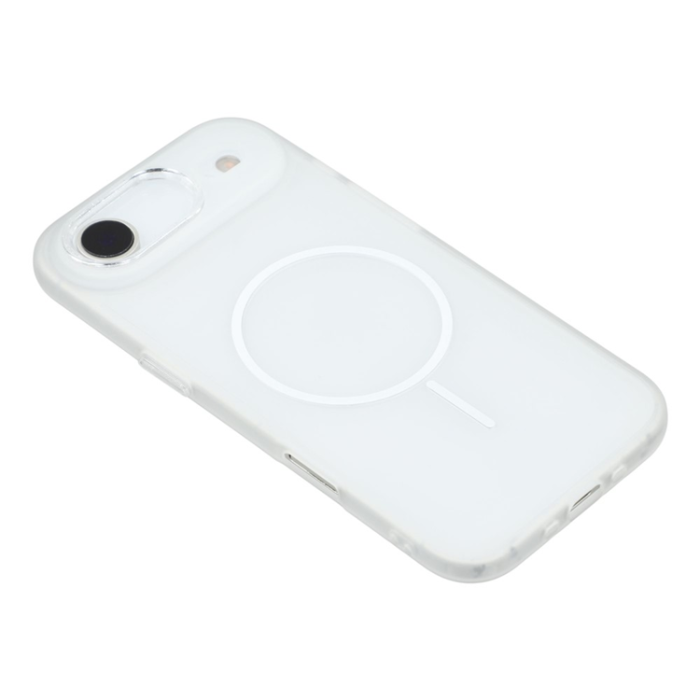 A-One Brand - iPhone Air Mobilskal MagSafe med Glitter Lins Frame - Transparent