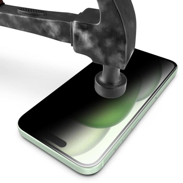 Boom of Sweden - LIVSTIDSGARANTI - BOOM iPhone 15 Privacy Härdat Glas Skärmskydd 2st