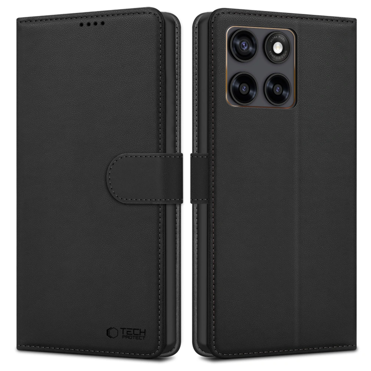 Tech-Protect Plånboksfodral För Motorola Edge 70 Fusion/Fusion Plus - Svart | 2353 | AlltMobil