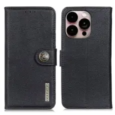 KHAZNEH - KHAZNEH iPhone 14 Pro Max Pl&aring;nboksfodral Retro - Svart