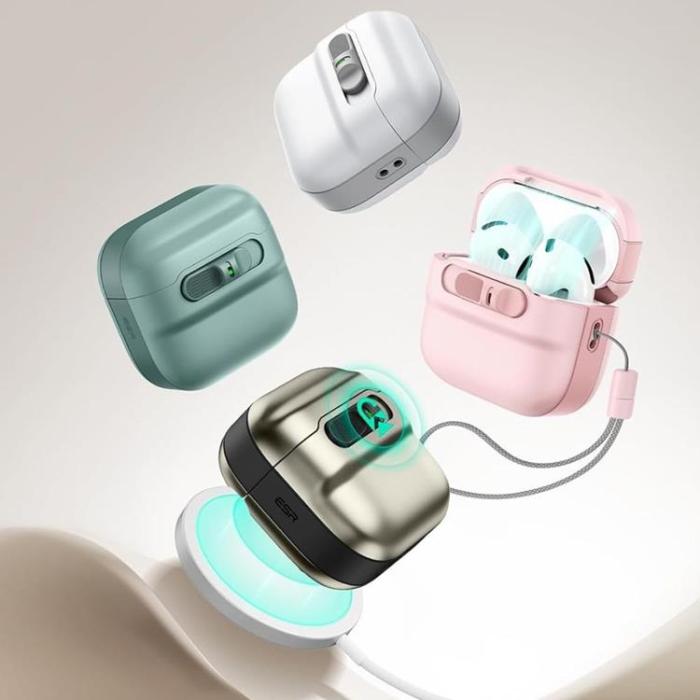 ESR - ESR Airpods 4 Skal Magsafe Halolock - Grön