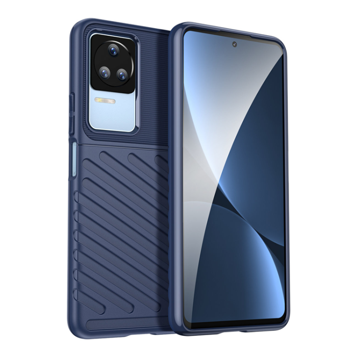 OEM - Xiaomi Poco F4 5G Skal Thunder Silicone Armor - Blå