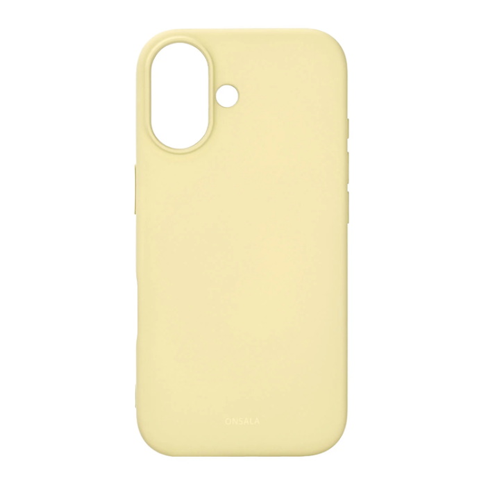 Onsala - ONSALA iPhone 17 Mobilskal med Silikonkänsla - Citron