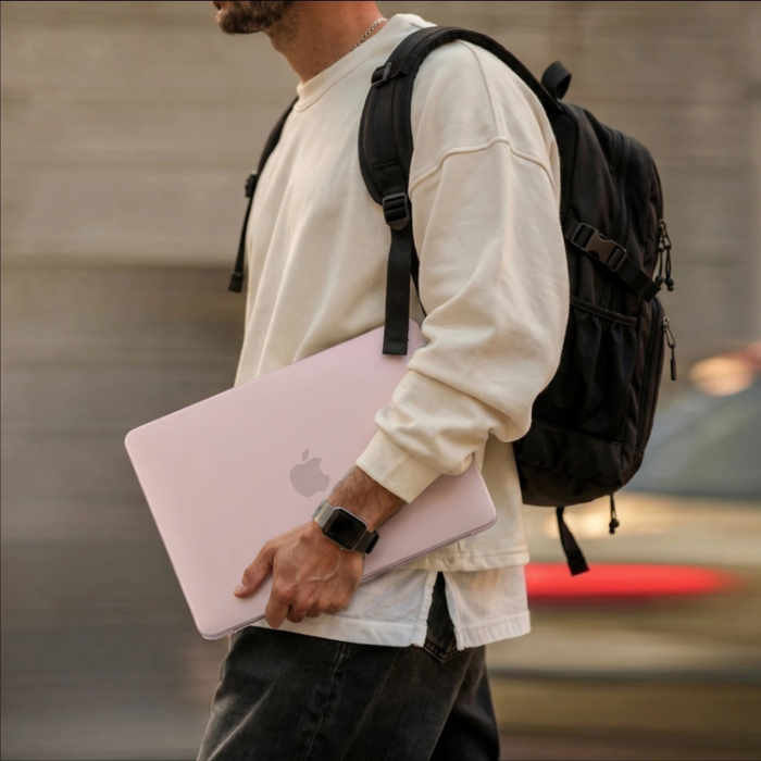 Tech-Protect - Tech-Protect Fodral För Macbook Neo 13 Soft Shell - Matte Blush