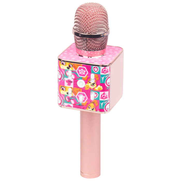 PAW PATROL - Paw Patrol Karaoke Bluetooth-Mikrofon med Högtalare - Rosa