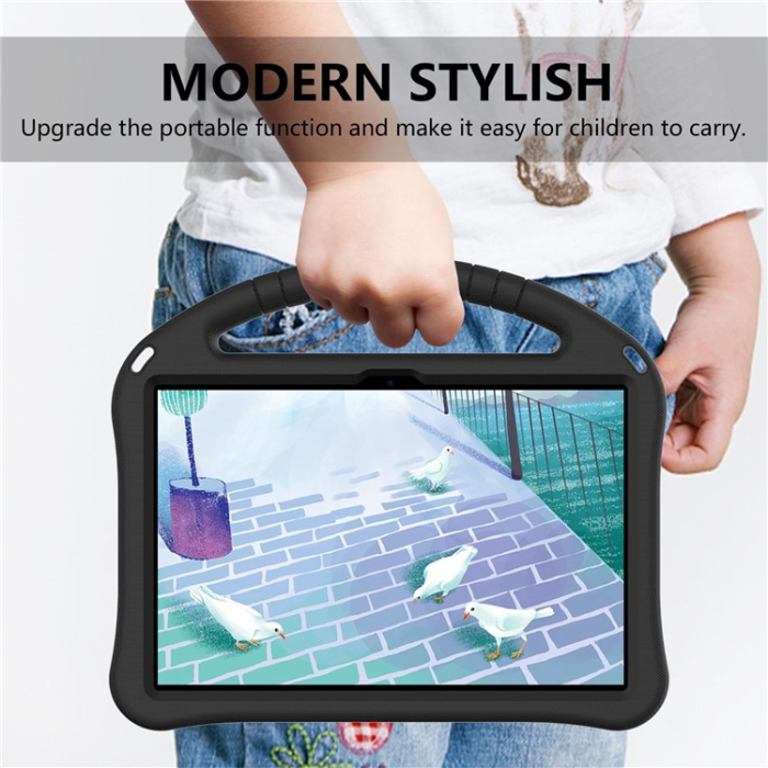 A-One Brand - Lenovo Tab M10 (Gen 3) 10.1 Skal EVA Rugged Kickstand - Svart