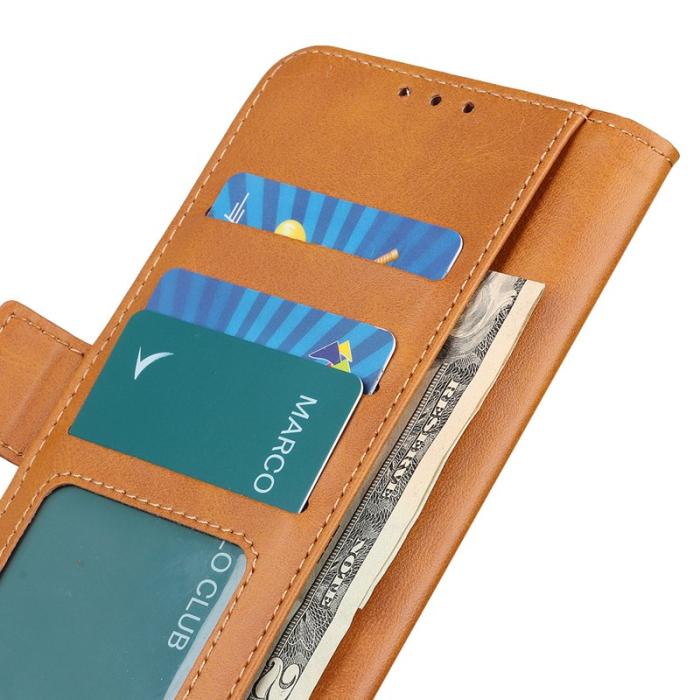OEM - Mobilskal till Samsung Galaxy S26 Ultra Ställ KonstLäder - Gul