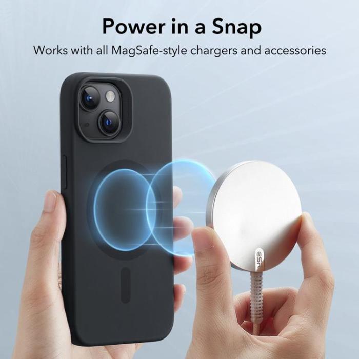 ESR - ESR iPhone 15 Plus Mobilskal Magsafe Cloud Halolock - Svart