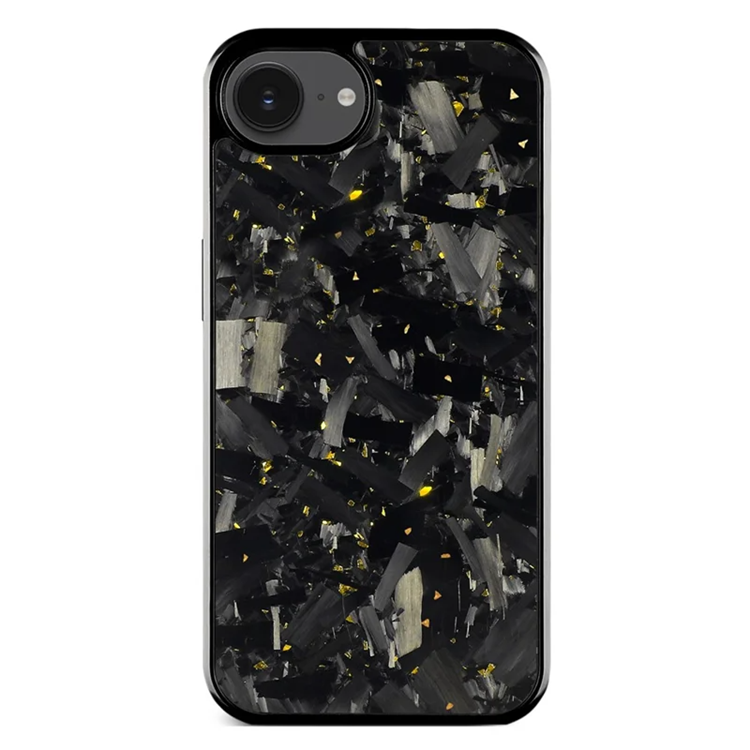 iPhone 16e Mobilskal MagSafe Aramid Fiber Large Texture - Guld | 2353 | AlltMobil