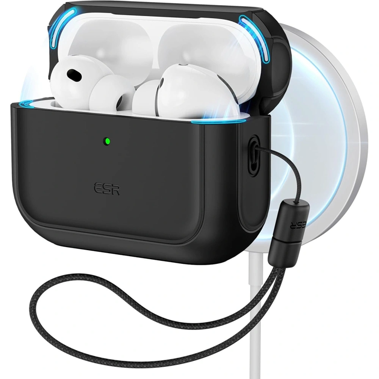 ESR Airpods Pro 3 Skal Magsafe Orbit Halolock - Svart | 2353 | AlltMobil