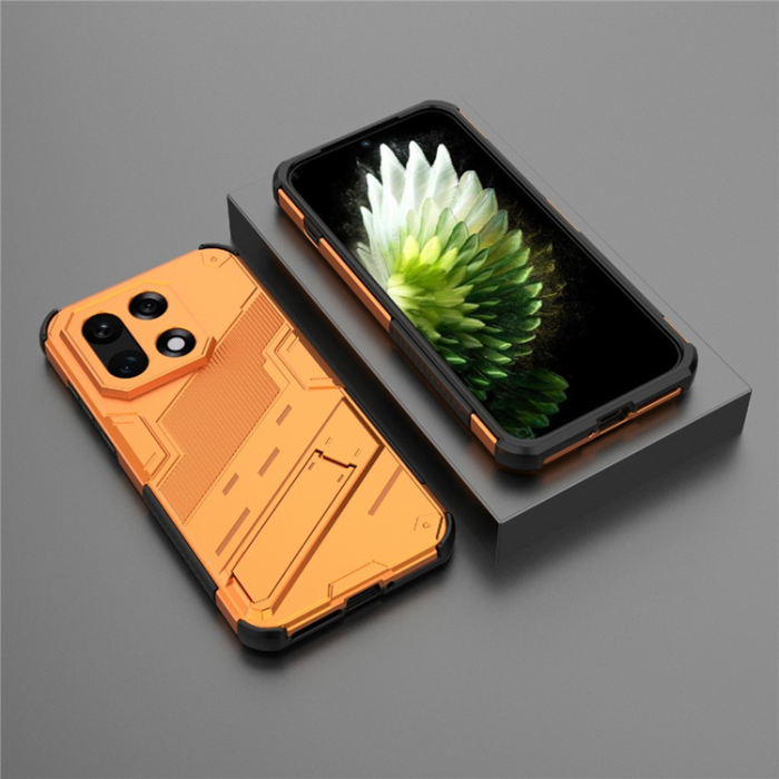 A-One Brand - OnePlus 15 Mobilskal PC + TPU Shockproof Kickstand - Orange