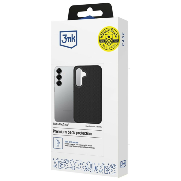 3MK - 3mk Mobilskal För Galaxy S25 Magsafe Fortis - Svart