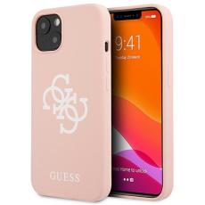 Guess - Guess Silicone Logo Skal iPhone 13 mini - Rosa
