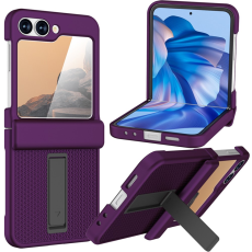 A-One Brand - GW182 Galaxy Z Flip 7 FE/Z Flip 6 Mobilskal - Mörklila