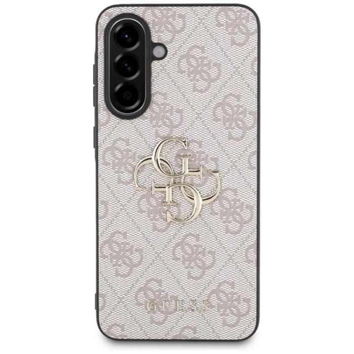 Guess - Guess Galaxy A36 Mobilskal Big 4G Logo Classic Logo - Rosa