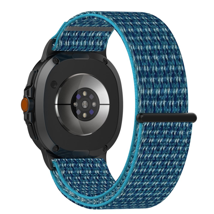 A-One Brand - Galaxy Watch 8 (44mm/40mm)/8 Classic (46mm) Armband Vävt - Havsblå