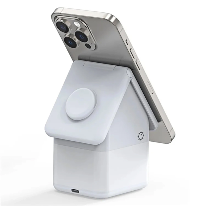 DUZZONA - Duzzona 4-in-1 Trådlös Laddare Magsafe iPhone, Apple Watch, AirPods W20 15W
