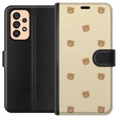 iSecrets - Pl&aring;nboksfodral till Samsung Galaxy A53 5G med Bj&ouml;rnm&ouml;nster