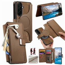 CASENEO - Caseneo Pl&aring;nboksfodral F&ouml;r Galaxy S26 Magnetic L&auml;der - Brun