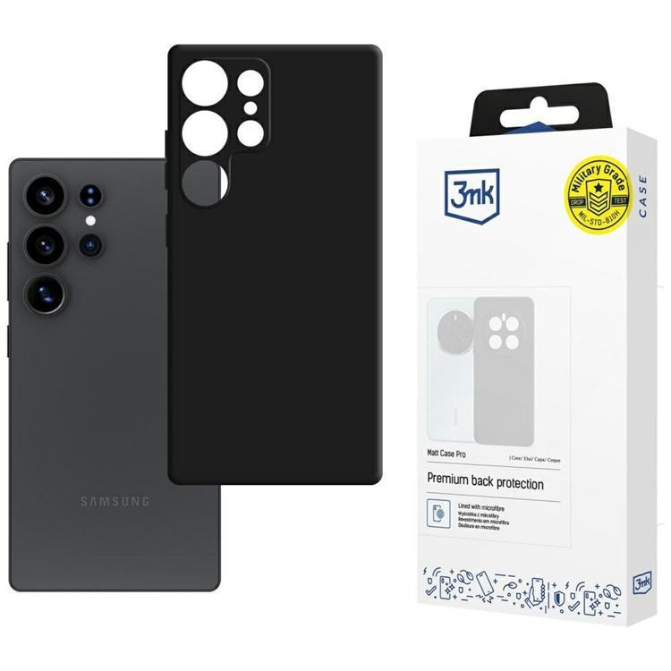 3MK Galaxy S25 Ultra Mobilskal Matt Pro - Svart | 2353 | AlltMobil